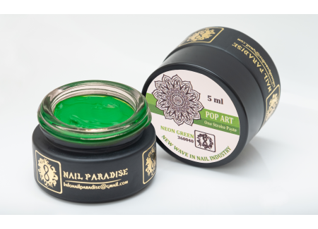 Pop-Art One Stroke Paste - NEON GREEN 5ml Pop-Art One Stroke Paste - NEON GREEN 5ml
